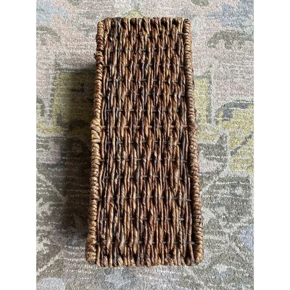 Target Abaca Dark Weaved Basket